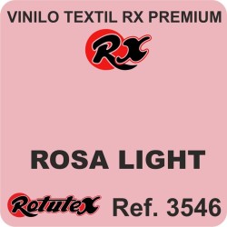 VINILO TEXTIL PREMIUM RX ROSA LIGHT PU ROTUTEX
