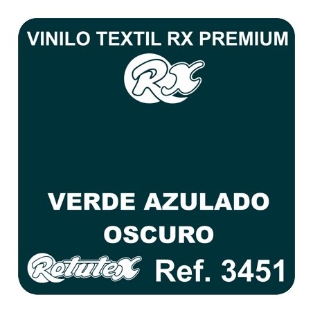 VERDE AZULADO OSCURO 3451 RX PREMIUM VINILO TEXTIL