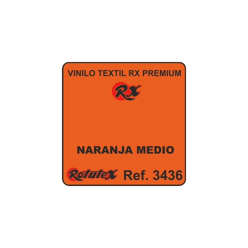 NARANJA MEDIO 3436 RX PREMIUM VINILO TEXTIL