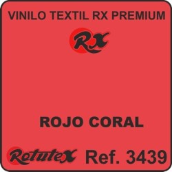 ROJO CORAL 3439 RX PREMIUM VINILO TEXTIL