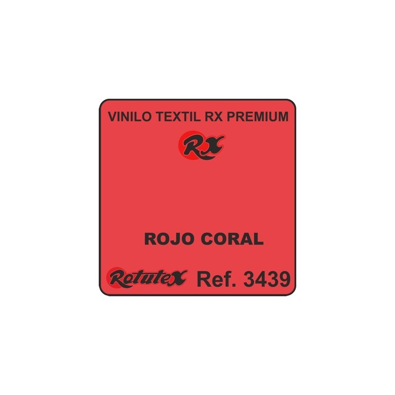 ROJO CORAL 3439 RX PREMIUM VINILO TEXTIL