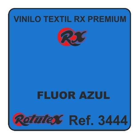 FLUOR AZUL NEON 3444 RX PREMIUM VINILO TEXTIL