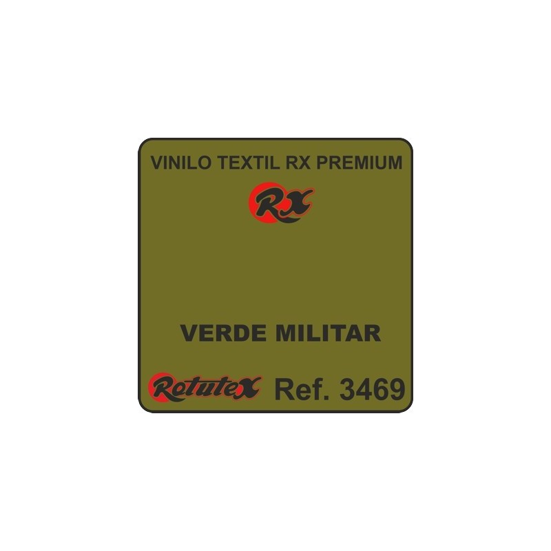 VERDE MILITAR CAQUI 3469 RX PREMIUM VINILO TEXTIL