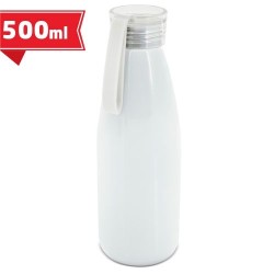 BOTELLA ALUMINIO TIRADOR SILICONA 500ml SUBLIMACION D65