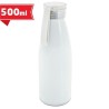 BOTELLA ALUMINIO TIRADOR SILICONA 500ml SUBLIMACION D65