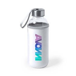 BOTELLA CRISTAL CON FUNDA NEOPRENO SUBLIMABLE 420ml