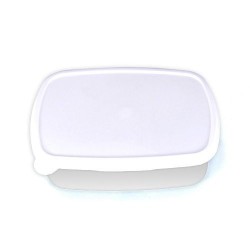 FIAMBRERA PLASTICO 18x13 BLANCA CON PLACA SUBLIMACION