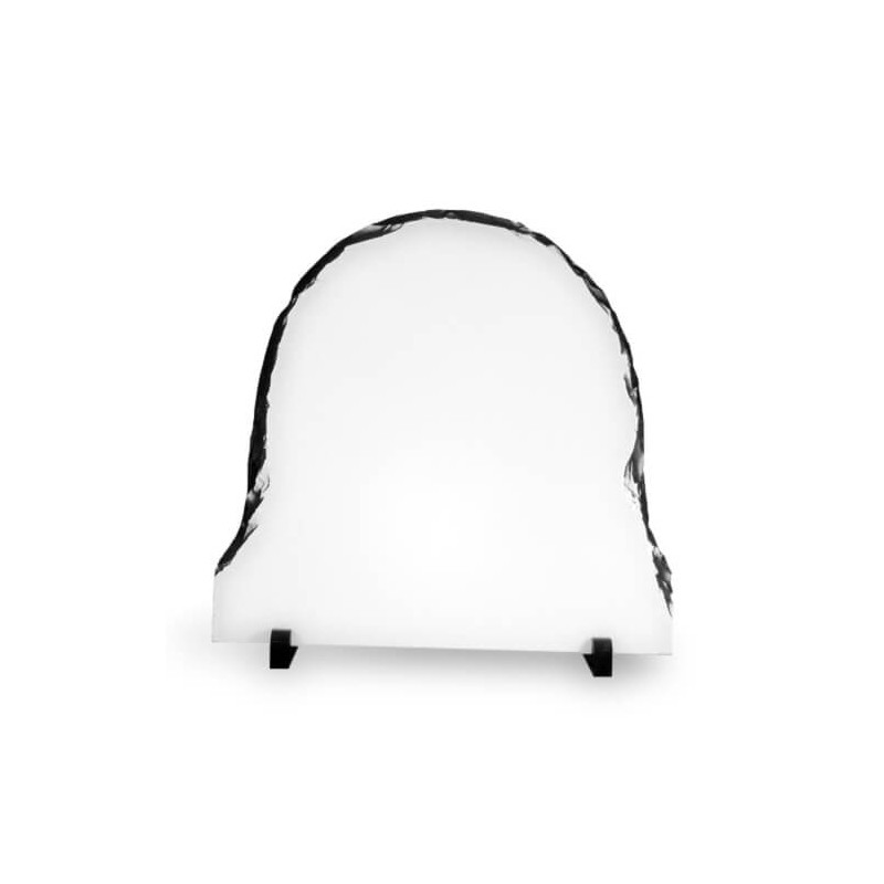 PIEDRA PIZARRA 15x15 ARCO (160x160mm) PORTAFOTOS SUBLIMACION