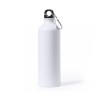 BIDON ALUMINIO 800ml D73 (R11oz) SUBLIMACION BLANCO CON MOSQUETON