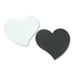 IMAN FLEXIBLE SUBLIMACION CORAZON 68X60mm