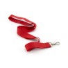 LANYARD POLIESTER ROJO CON MOSQUETON METALICO