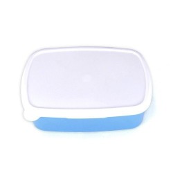 FIAMBRERA PLASTICO 18x13 AZUL CON PLACA SUBLIMACION