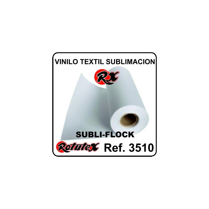 SUBLI-FLOCK VINILO TEXTIL IMPRIMIBLE SUBLIMACION 1m x 50cm