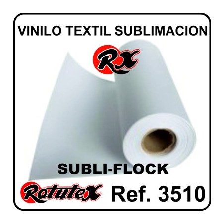 SUBLI-FLOCK VINILO TEXTIL IMPRIMIBLE SUBLIMACION 1m x 50cm