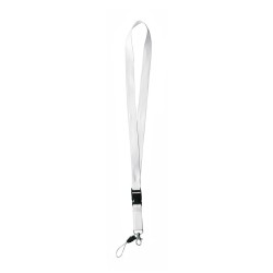 LANYARD DOBLE CLIQ BLANCO SUBLIMABLE