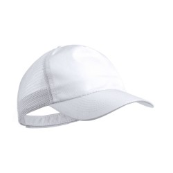 GORRA SUBLIMACION POLIESTER Color BLANCA Frontal BLANCO