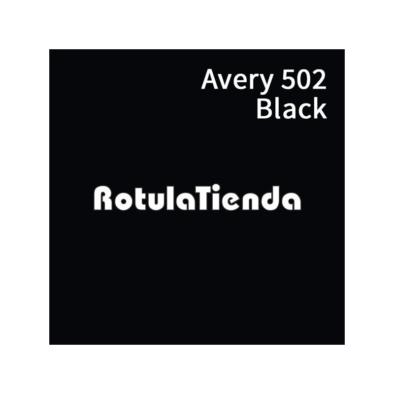 NEGRO BRILLO 502 VINILO ADHESIVO