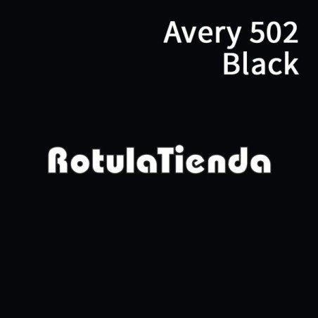 NEGRO BRILLO 502 VINILO ADHESIVO