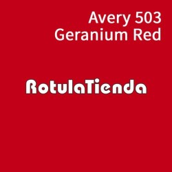VINILO ADHESIVO AVERY ROJO GERANIO BRILLO