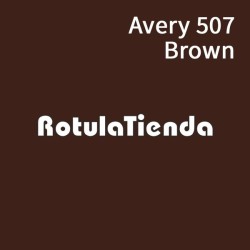 VINILO ADHESIVO AVERY MARRON OSCURO BRILLO