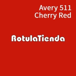 VINILO ADHESIVO AVERY ROJO CEREZA BRILLO