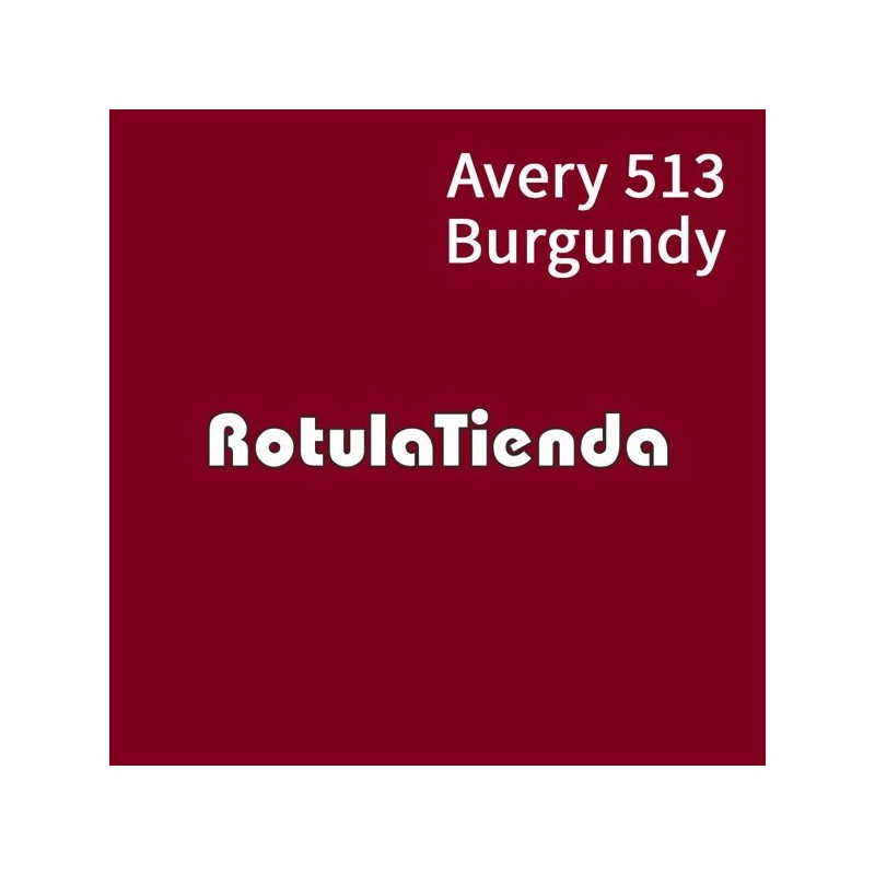 ROJO BORGOÑA BRILLO 513 VINILO ADHESIVO
