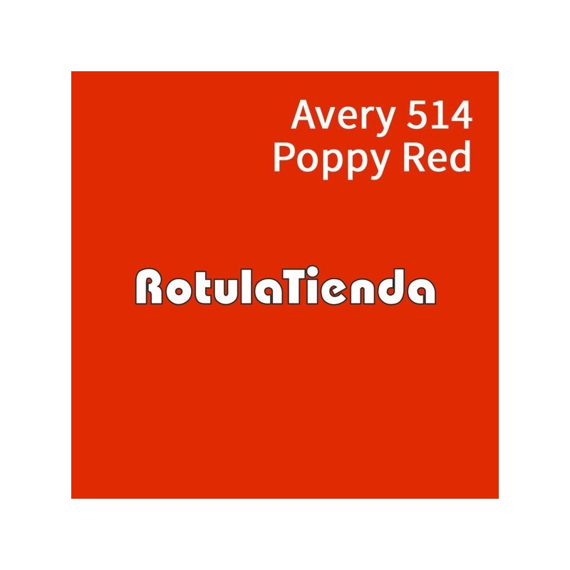 ROJO AMAPOLA BRILLO 514 VINILO ADHESIVO