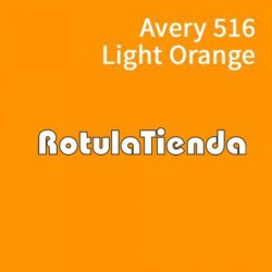 VINILO ADHESIVO AVERY NARANJA CLARO BRILLO
