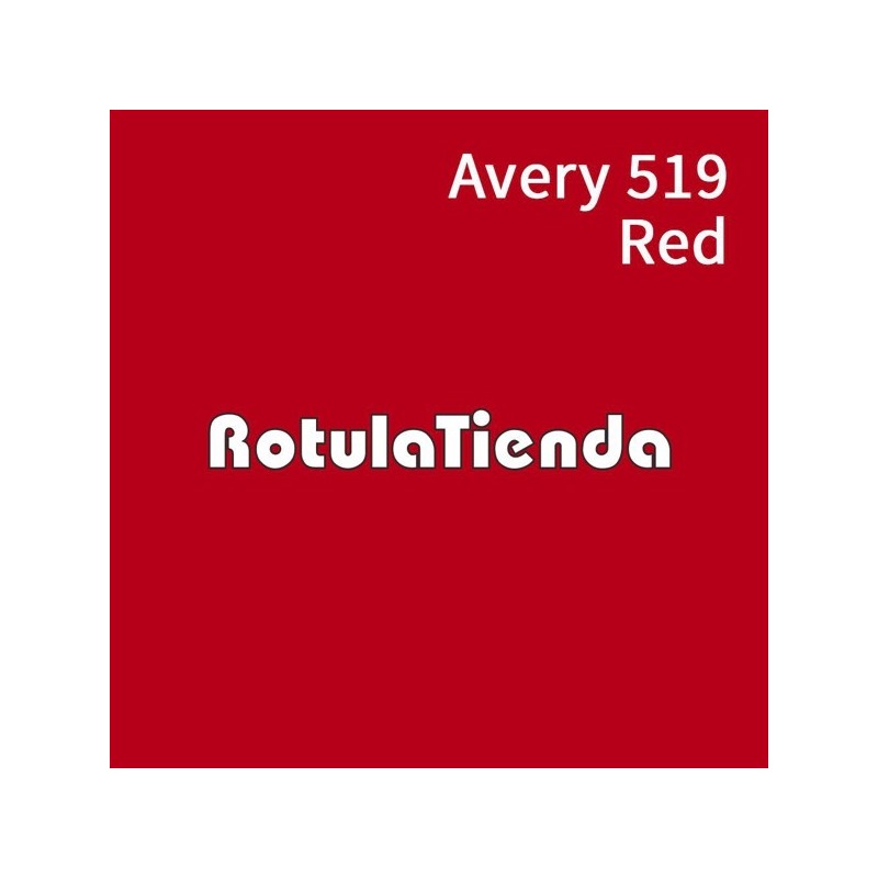ROJO BRILLO 519 VINILO ADHESIVO
