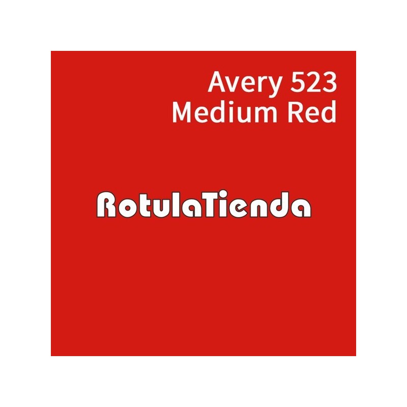 ROJO MEDIO BRILLO 523 VINILO ADHESIVO