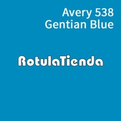VINILO ADHESIVO AVERY AZUL GENCIANA BRILLO
