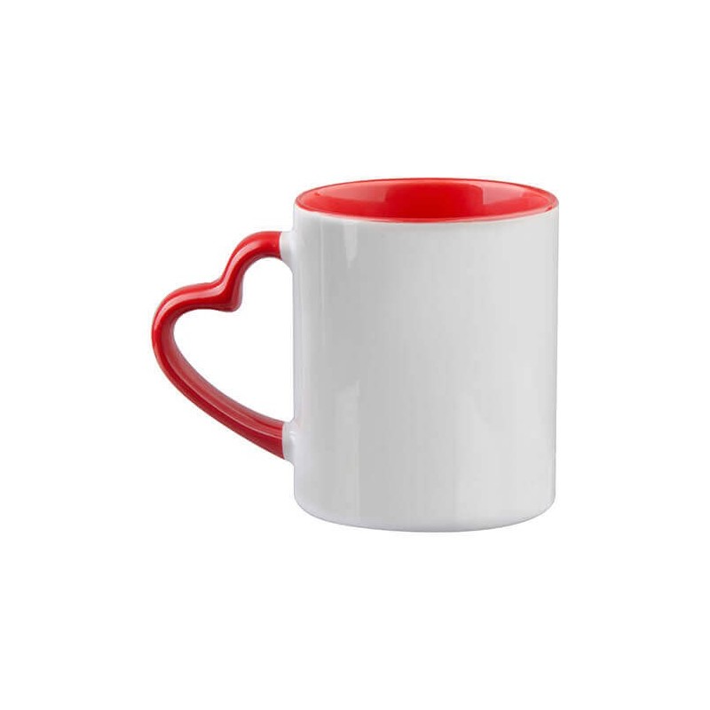 TAZA ASA CORAZON INTERIOR/ASA ROJO SUBLIMACION