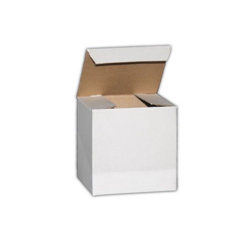 CAJA CARTON BLANCA AUTOMONTABLE CERRADA