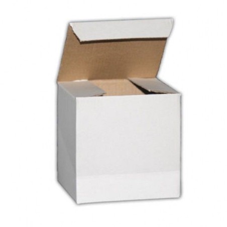 CAJA CARTON BLANCA AUTOMONTABLE CERRADA