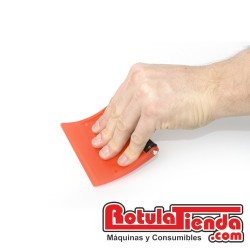 ESPATULA PLASTICO CON RODILLO DE GOMA