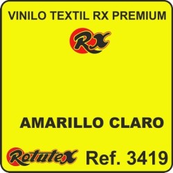 VINILO TEXTIL PREMIUM RX AMARILLO CLARO PU ROTUTEX