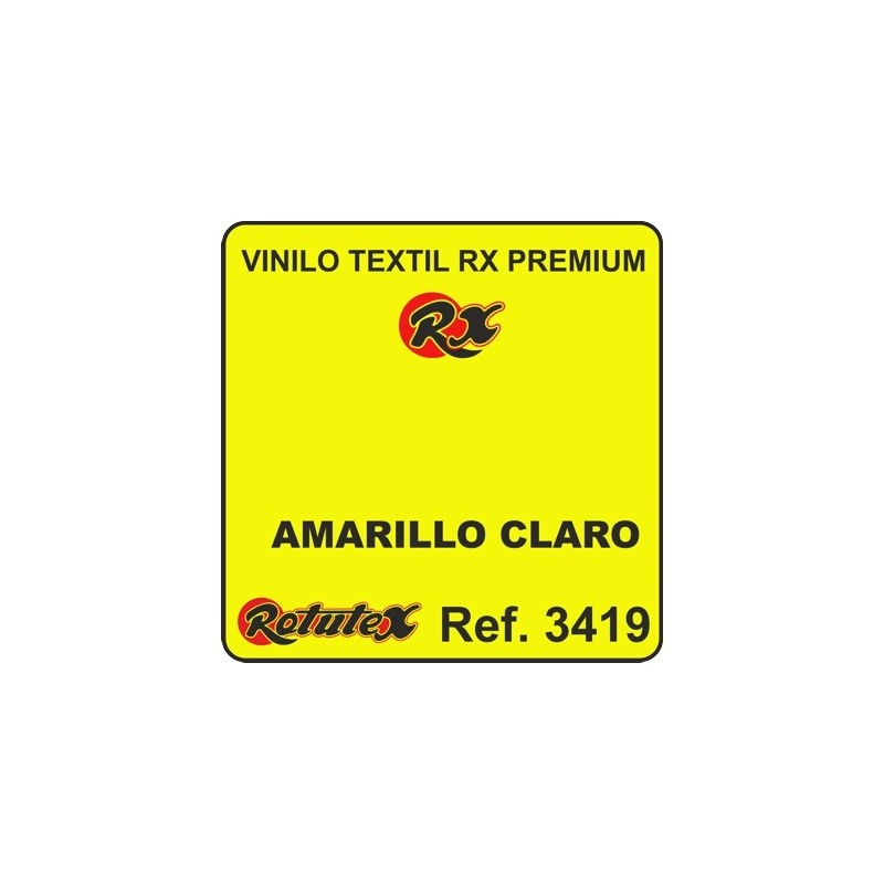 VINILO TEXTIL PREMIUM RX AMARILLO CLARO PU ROTUTEX