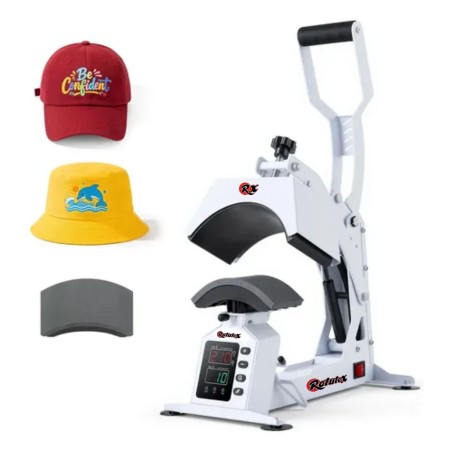 PRENSA TERMICA PLANCHA GORRAS MANUAL RT-G23