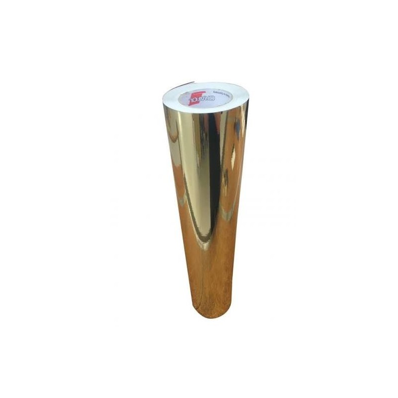 VINILO ORO CORMADO ESPEJO METALIZADO 63cm
