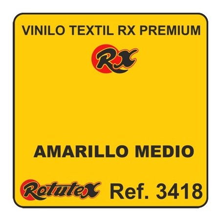 VINILO TEXTIL PREMIUM RX AMARILLO MEDIO PU ROTUTEX