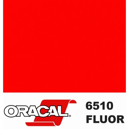 VINILO FLUOR ROJO 63cm x 1m ORACAL