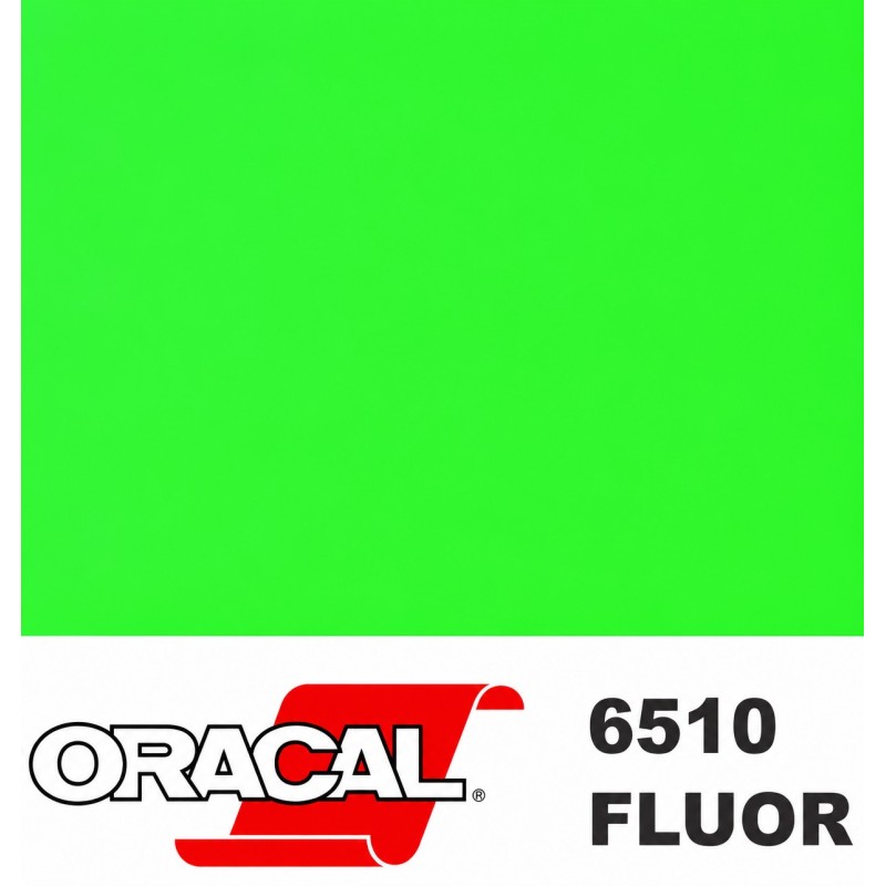VINILO FLUOR VERDE 63cm x 1m ORACAL