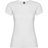 CAMISETA MUJER JAMAICA 155g BLANCA MANGA CORTA