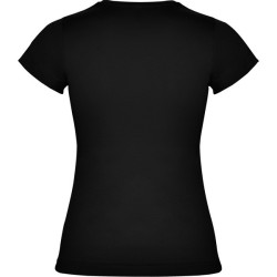 CAMISETA MUJER JAMAICA 155g NEGRA MANGA CORTA