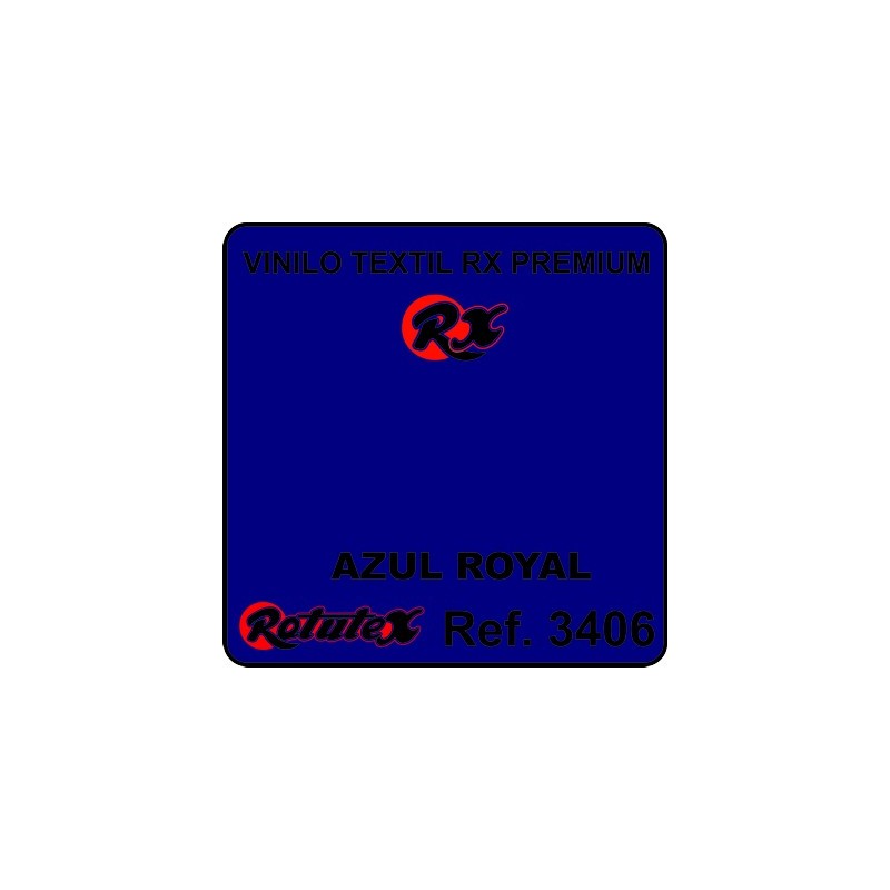 VINILO TEXTIL PREMIUM RX AZUL ROYAL PU ROTUTEX