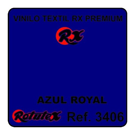 VINILO TEXTIL PREMIUM RX AZUL ROYAL PU ROTUTEX